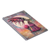 Nightfall Fairy Fantasy Art van Molly Harrison Notitieboek (Rechterzijde)