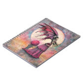 Nightfall Fairy Fantasy Art van Molly Harrison Notitieboek (Linkerzijde)
