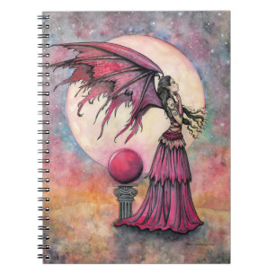 Nightfall Fairy Fantasy Art van Molly Harrison Notitieboek