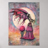 Nightfall Fairy Fantasy Art van Molly Harrison Poster (Voorkant)