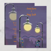 Nightfall Lovecraft bruiloft Kaart (Voorkant / Achterkant)