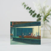 Nighthawks 1942 door Edward Hopper Briefkaart (Staand voorkant)