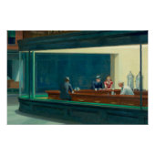 Nighthawks 1942 door Edward Hopper Perfect Poster (Voorkant)