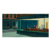 Nighthawks 1942 door Edward Hopper Perfect Poster (Voorkant)