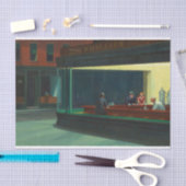 Nighthawks (1942) door Edward Hopper Tissuepapier (Craft)