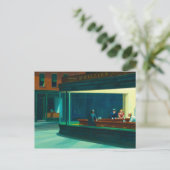 Nighthawks, 1942, ingediend door Edward Hopper Briefkaart (Staand voorkant)