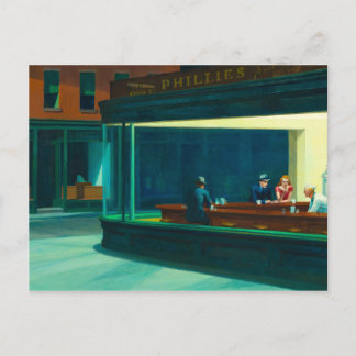 Nighthawks, 1942, ingediend door Edward Hopper Briefkaart