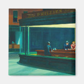 Nighthawks, 1942, ingediend door Edward Hopper Magneet (Voorkant)