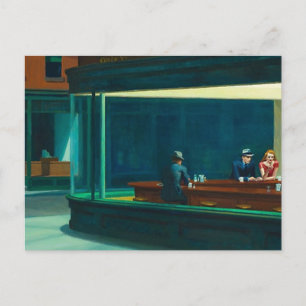 Nighthawks Edward Hopper Briefkaart