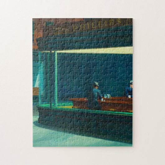 Nighthawks Edward Hopper Legpuzzel (Verticaal)