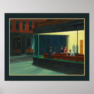 "Nighthawks" Edward Hopper Poster