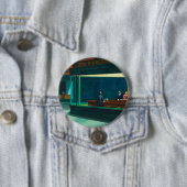 Nighthawks Edward Hopper Ronde Button 7,6 Cm (In situ)