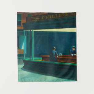 Nighthawks Edward Hopper Wandkleed