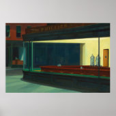 Nighthawks - Empty diner - Edward Hopper - Poster (Voorkant)