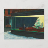 Nighthawks met Kerstmis Aankondigingskaart (Voorkant)