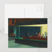 Nighthawks-schilderij van Edward Hopper Feestdagenkaart (Voorkant / Achterkant)