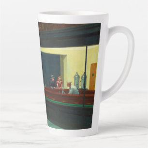Nighthawks-schilderij van Edward Hopper Latte Mok