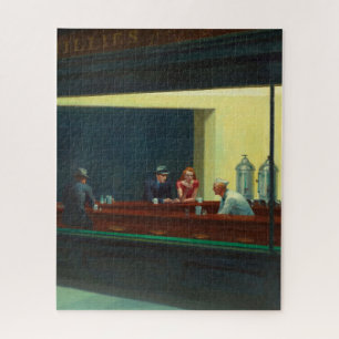 Nighthawks-schilderij van Edward Hopper Legpuzzel