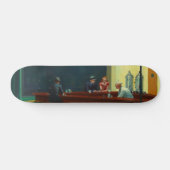 Nighthawks-schilderij van Edward Hopper  Persoonlijk Skateboard (Horizontaal)