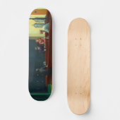 Nighthawks-schilderij van Edward Hopper  Persoonlijk Skateboard (Voorkant)
