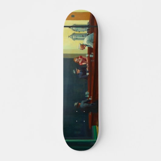 Nighthawks-schilderij van Edward Hopper  Persoonlijk Skateboard (Voorkant)