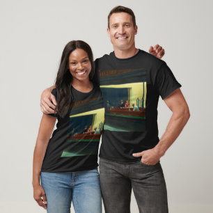 Nighthawks-schilderij van Edward Hopper T-shirt