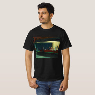 Nighthawks-schilderij van Edward Hopper T-shirt