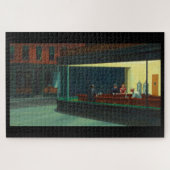 "Nighthawks" van Edward Hopper Jigzaag Puzzle Legpuzzel (Horizontaal)
