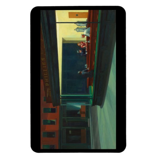"Nighthawks" van Edward Hopper Magnet Magneet (Verticaal)
