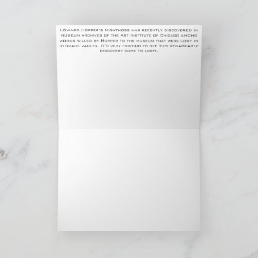 Nighthogs van Edward Hopper, de Kaart van de Kunst (Binnen)