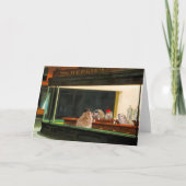Nighthogs van Edward Hopper, de Kaart van de Kunst (Voorkant)