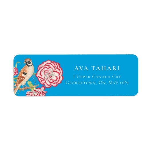 Nightingale & Flowers -  label (Voorkant)