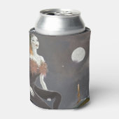 Nightingale in Parijs Blikjeskoeler (Blikje Voorkant)