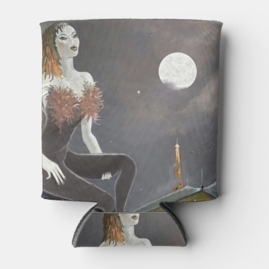 Nightingale in Parijs Blikjeskoeler (Voorkant)