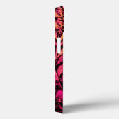 NIGHTINGALE MET ROZEN MONOGRAM, roze zwart geel Case-Mate iPhone Case (Achterkant / Rechts)