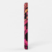 NIGHTINGALE MET ROZEN MONOGRAM, roze zwart geel Case-Mate iPhone Case (Achterkant/rechts)