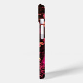 NIGHTINGALE MET ROZEN MONOGRAM, roze zwart geel Case-Mate iPhone Case (Achterkant / Links)