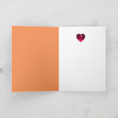 NIGHTINGALE MET ROZEN Valentijnsdag Feestdagen Kaart (Binnen)