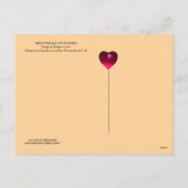 NIGHTINGALE MET ROZEN Valentijnsdag Feestdagenkaart (Achterkant)