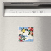 Nightingale & Rozen Hokusai Magneet (Insitu (Vaatwasser))