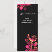 NIGHTINGALE ,ROZEN MONOGRAM Rood Zwart  Goud Geel Kaart (Achterkant)