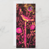 NIGHTINGALE,ROZEN MONOGRAM, Roze Zwart Programma (Voorkant)