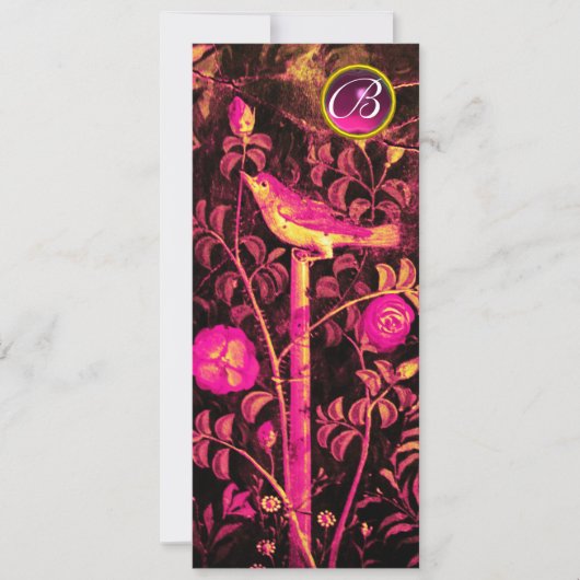 NIGHTINGALE,ROZEN MONOGRAM, Roze Zwarte Programma (Voorkant)