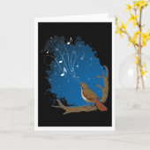 Nightingale Song Kaart (Gele Bloem)