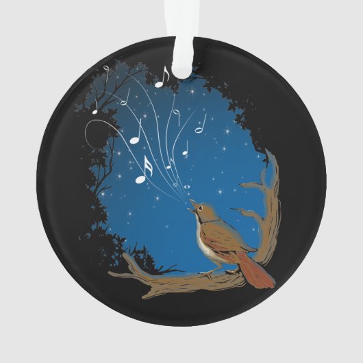 Nightingale Song Ornament (achterkant)