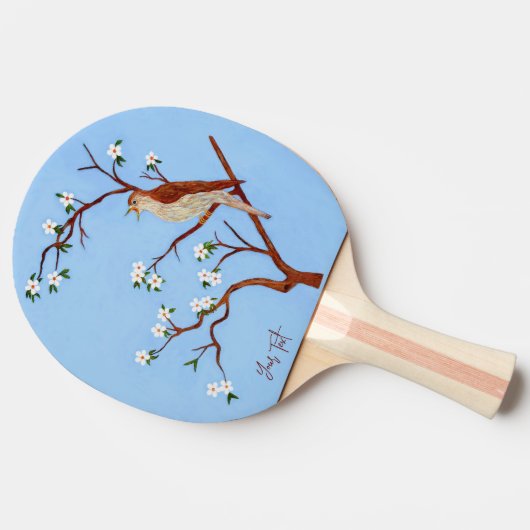 Nightingale Tafeltennisbatje (Zijkant)