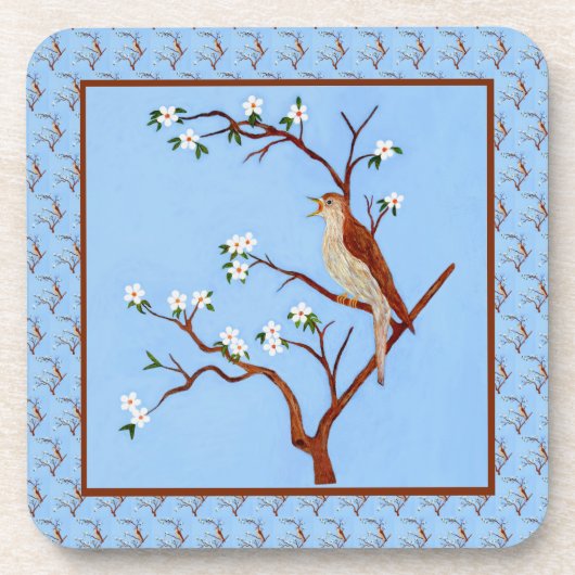 Nightingale Tiled Plastic Onderzetter (Voorkant)