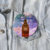 Nightlife in Londen Ronde Button 4,0 Cm (In situ)