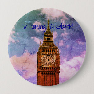 Nightlife in Londen Ronde Button 4,0 Cm