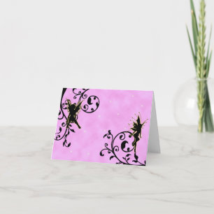 Nightlight Fairy Fantasy Hartelijk dank Bedankkaart